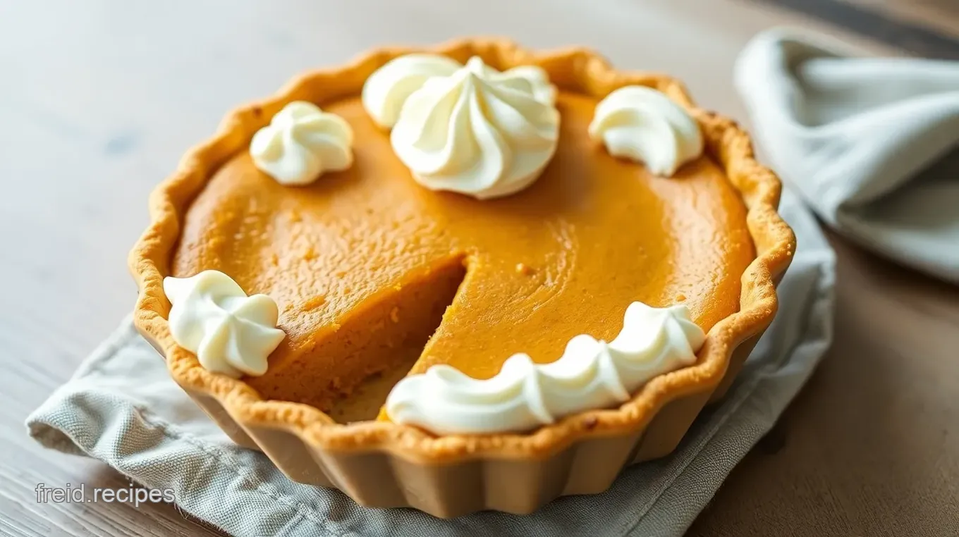 Classic Pumpkin Pie with Sweetened Condensed Milk