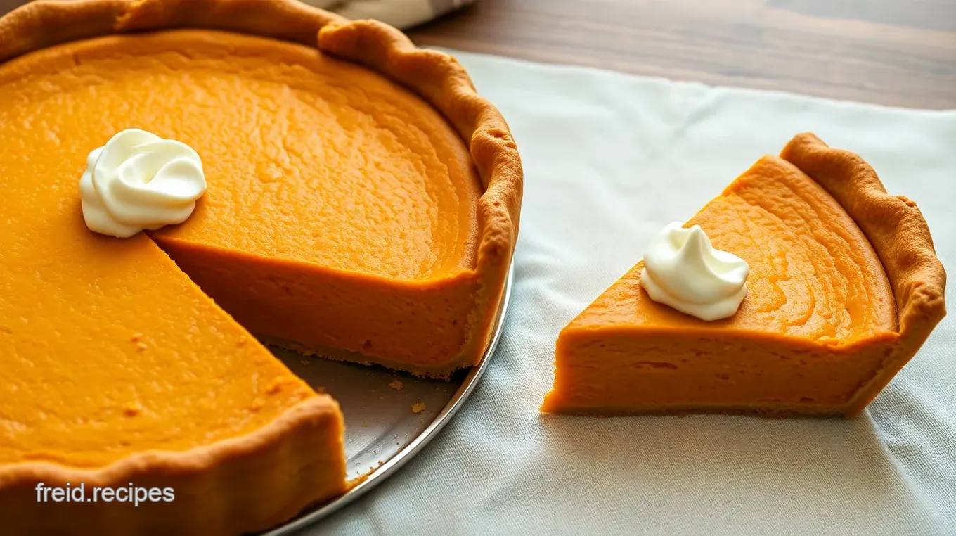 Classic Pumpkin Pie with Condensed Milk