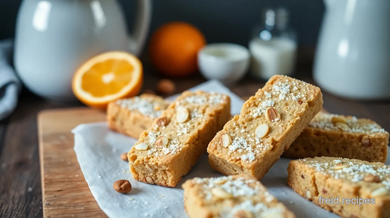 Crispy Almond & Orange Gluten-Free Biscotti