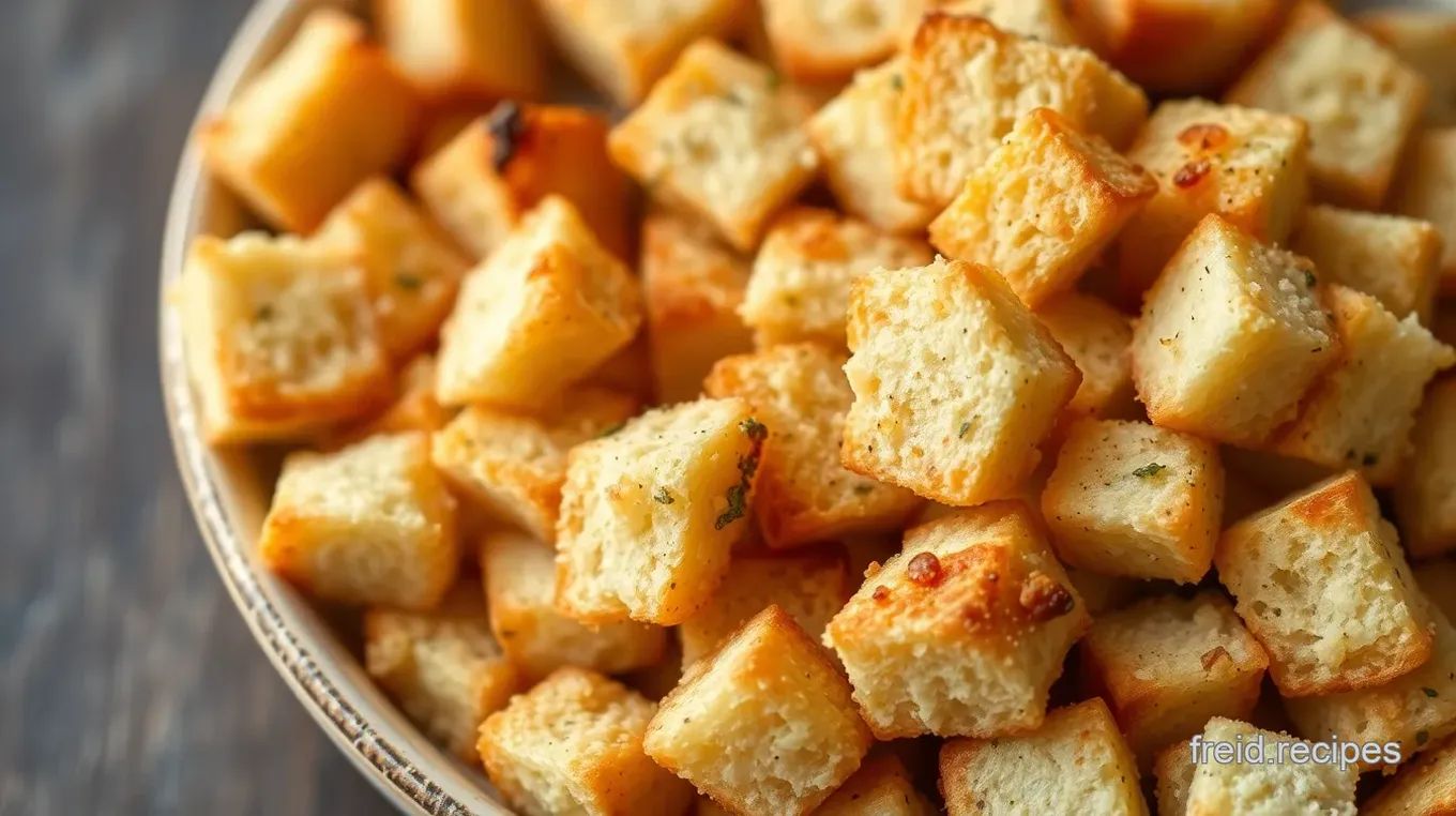 Delicious gluten free croutons: Easy Homemade Recipe for Crunchy Toppings!