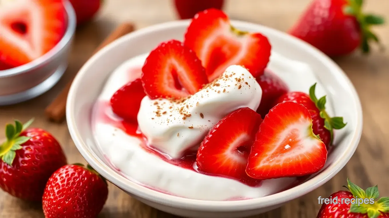 Fresas con Crema