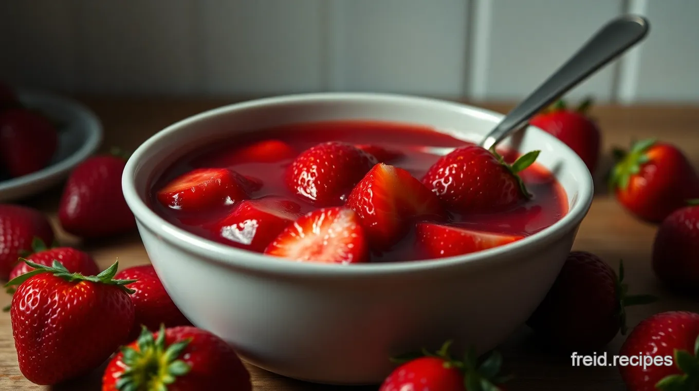 Easy Sugar Free Strawberry Syrup