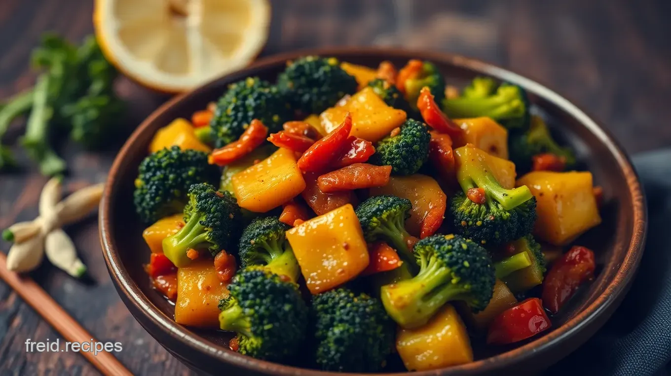 Zesty Ginger Broccoli Stir-Fry