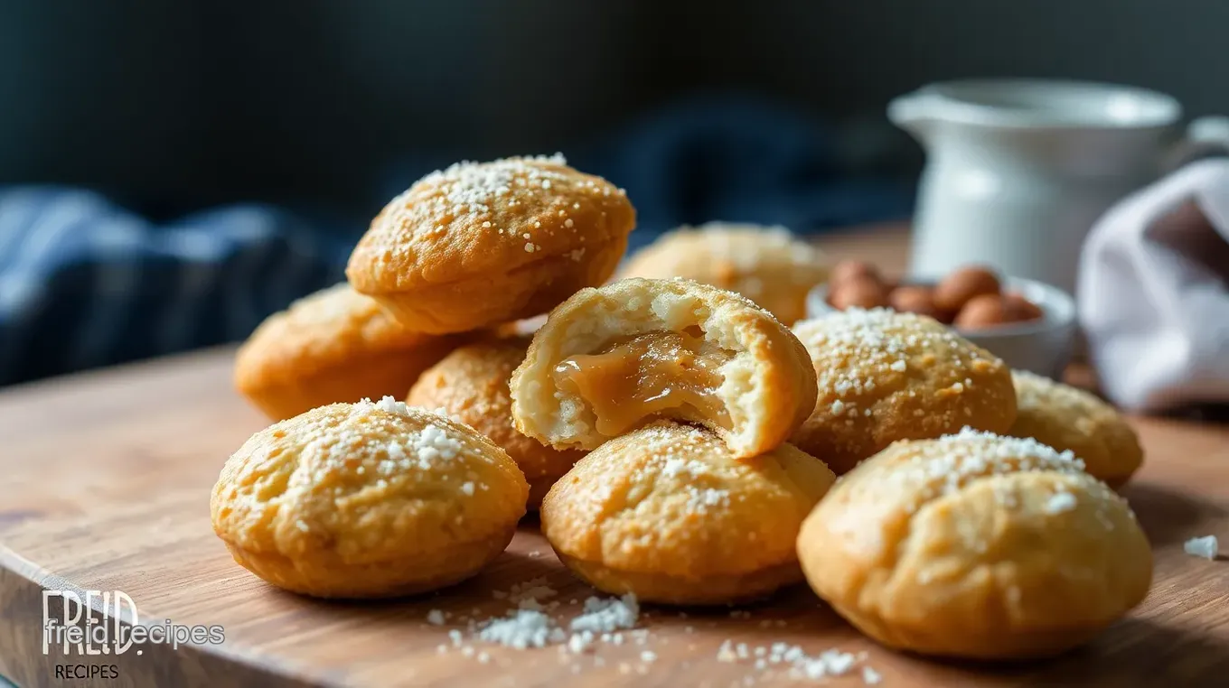 Fried Coconut Delight with Jaggery Filling