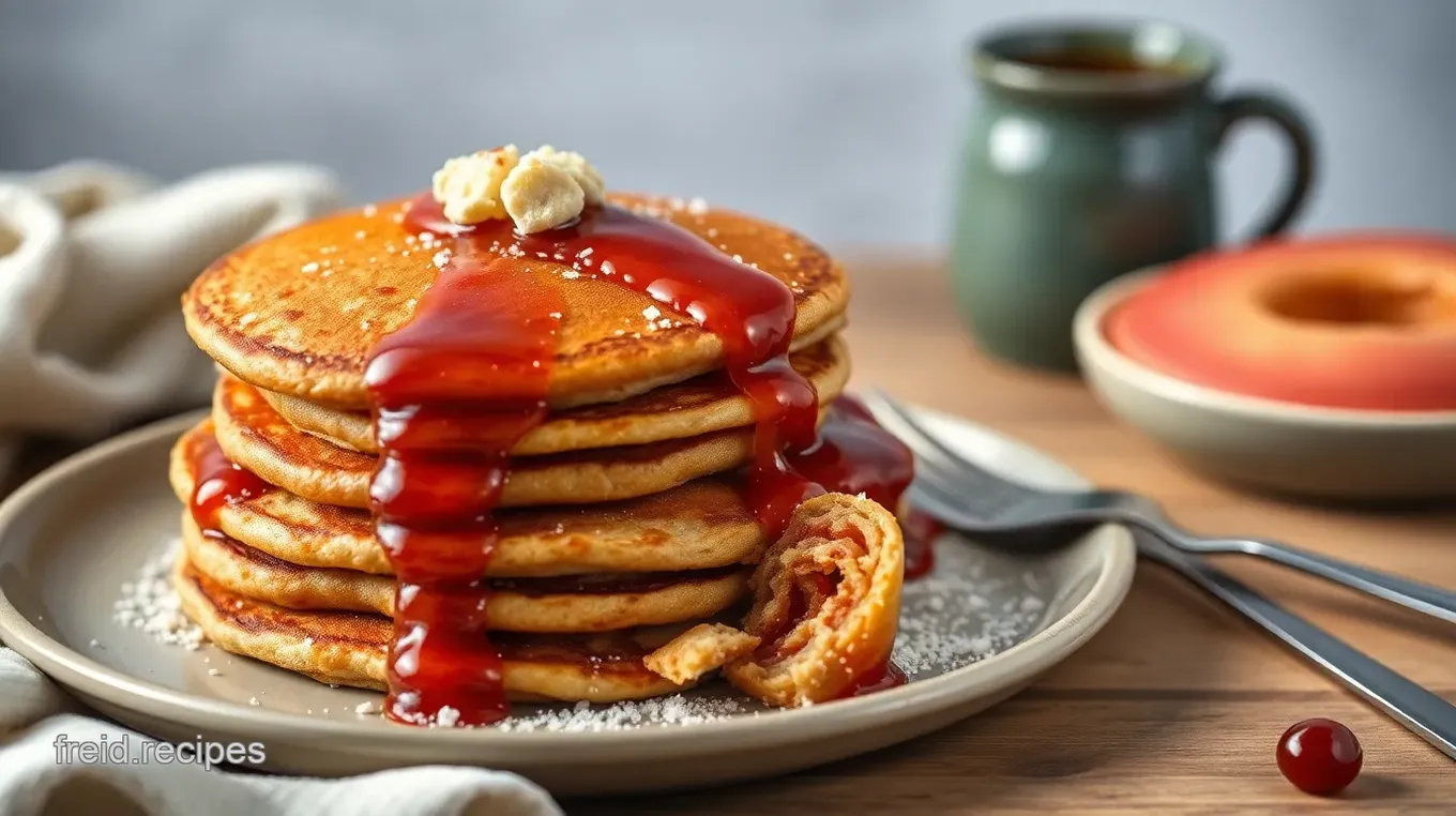 Cook Jam Doughnut Pancakes