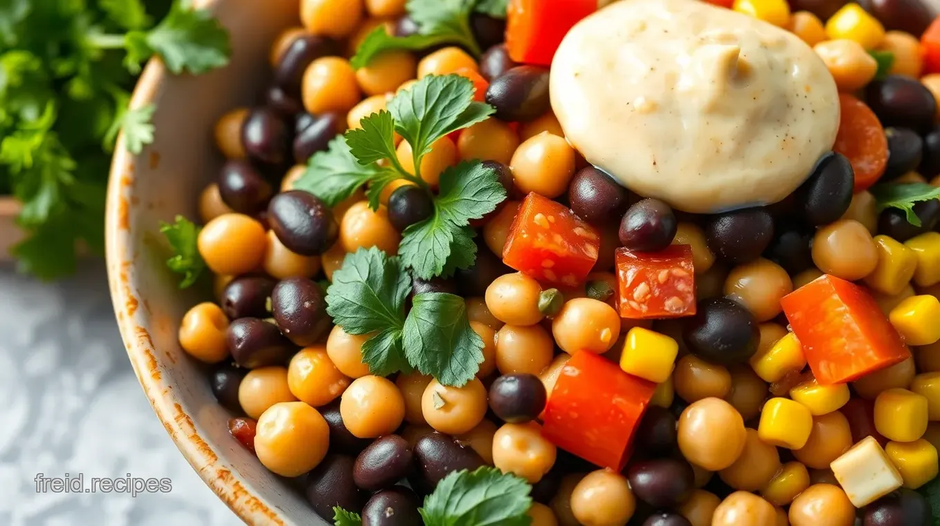 Dense Bean Salad Recipe