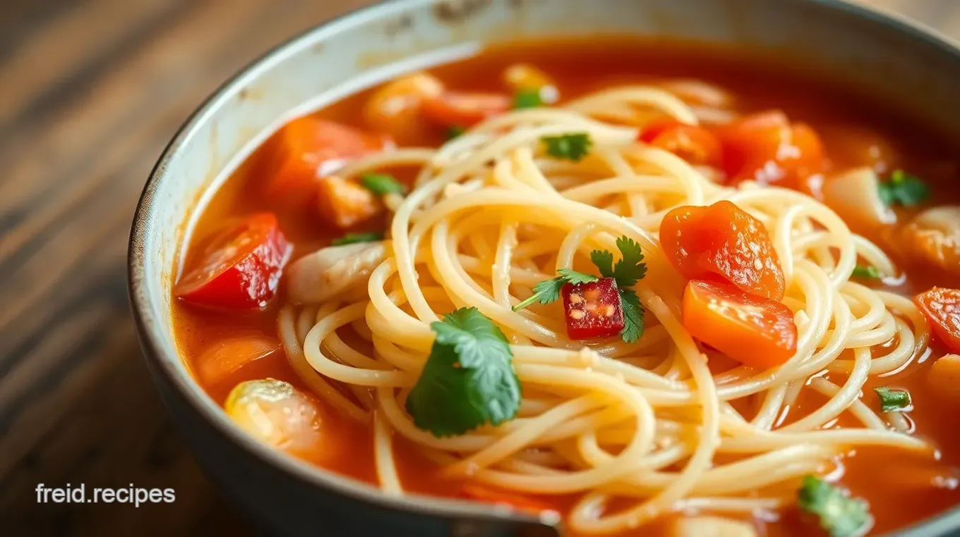 Fideo: Savory Mexican Noodle Soup