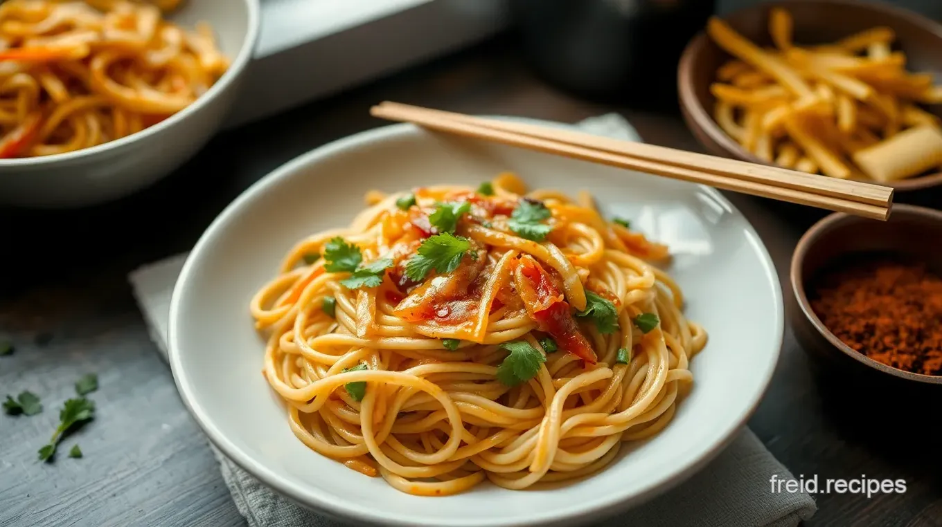 Stir-fried Noodles & Beansprouts