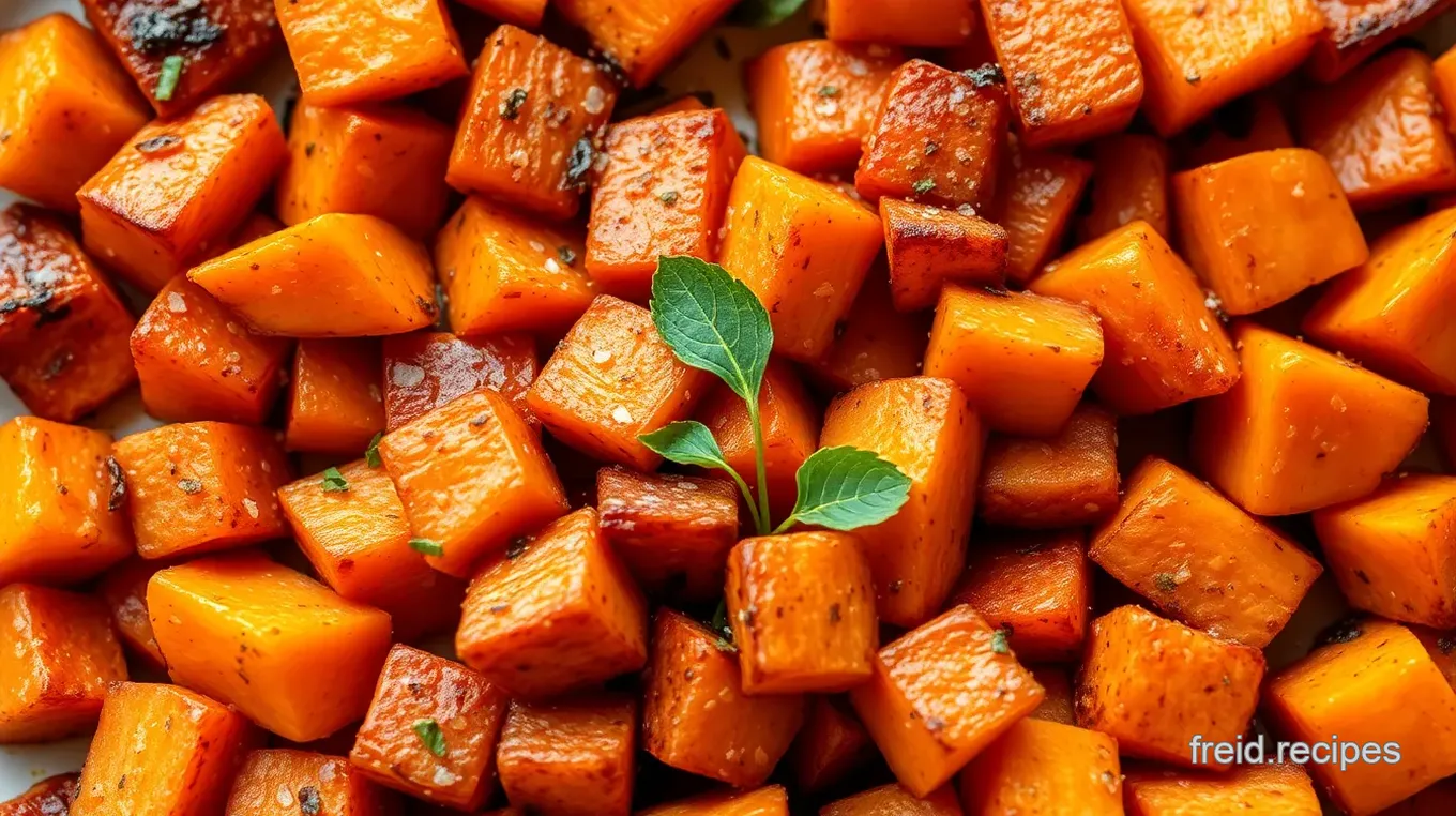 Crispy Roasted Sweet Potatoes