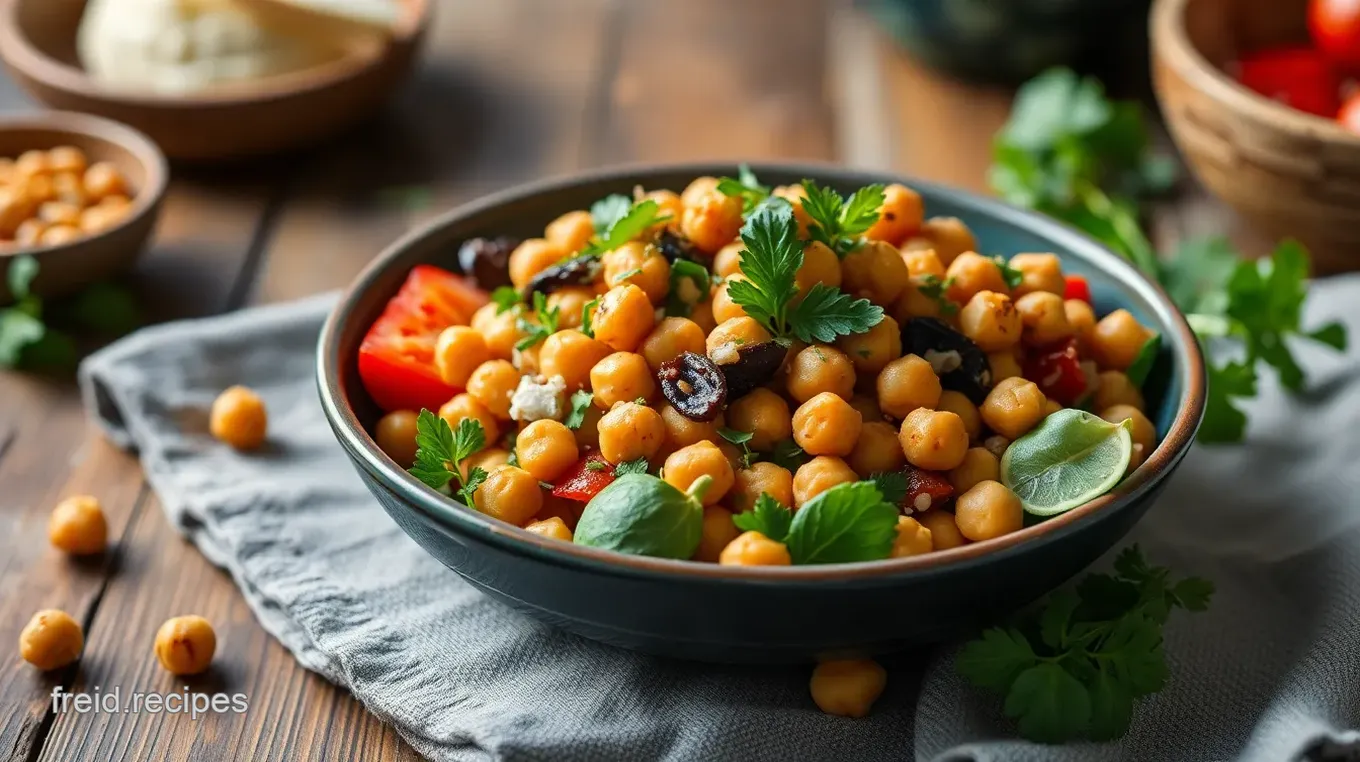 Easy Smoky Chickpea Salad Recipe