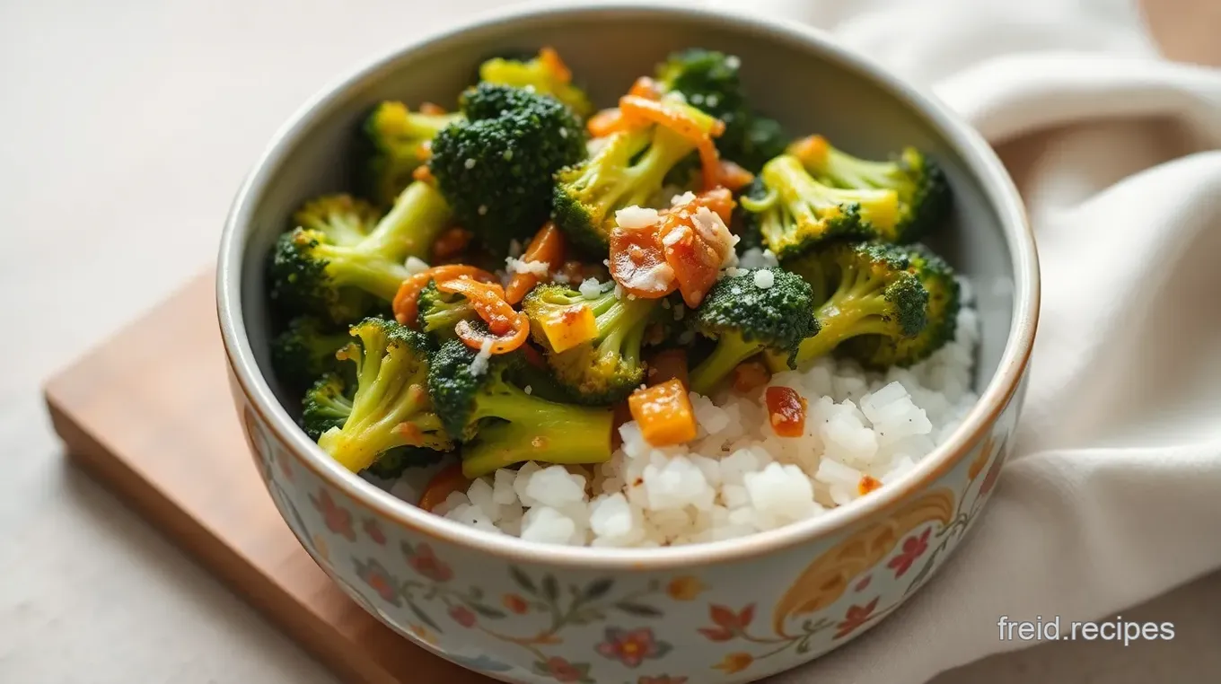 Stir-Fried Broccoli with Coconut