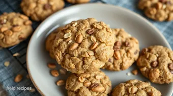 Bake Chewy Oatmeal Cookies for Happiness recipe card