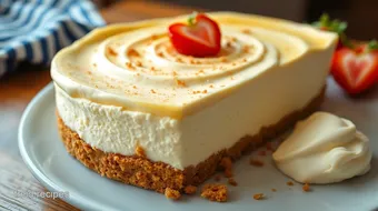 Bake Philadelphia Cheesecake - Creamy Delight recipe card