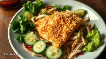 How to Make Delicious Coconut-Crumbed Fish with Sweet Chilli Slaw recipe card