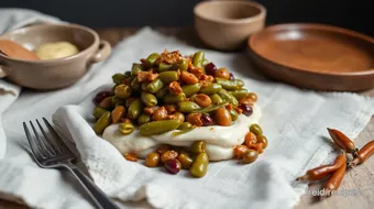 Cook Fattet Fool Akhdar - Savory Broad Bean Delight recipe card