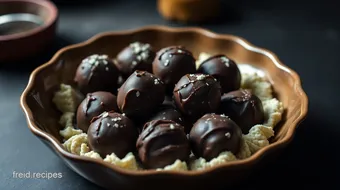 How to Make Decadent Gluten Free Chocolates: Easy Dark Truffles! recipe card