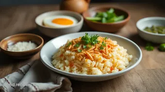 My Grandmother's Fried Rice Egg Delight in 20 Minutes: A Delicious Journey recipe card