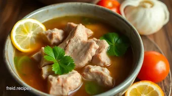 Delicious Pork Sinigang - Traditional Flavor recipe card