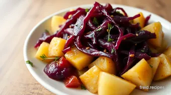 Easy Sautéed Red Cabbage with Hearty Potatoes: A Secret Family Recipe recipe card