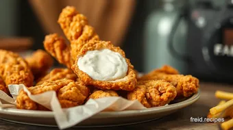 Fried Chicken with a Crispy Twist recipe card