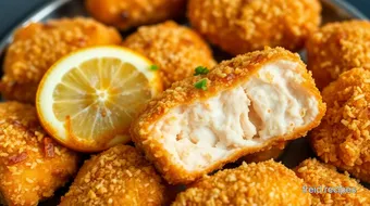 Fried Salmon Bites - Crispy & Delicious! recipe card