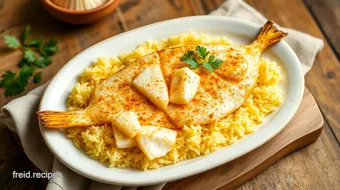 Fry White Fish with Flavorful Saffron Rice recipe card