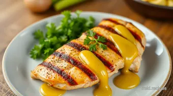 Grilled Chicken with Tasty Honey Mustard recipe card