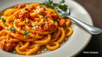 Spicy Harissa Cauliflower Pasta: A Quick and Flavorful Delight recipe card