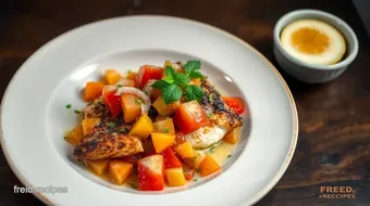 My Grandmother's Pan-Fried Mackerel Citrus Salsa (15 mins): An Easy, Zesty Delight! recipe card