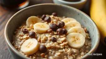 Quick Coffee Oats with Banana Bliss recipe card