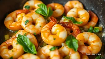 Skillet Garlic Butter Shrimp in 20 Minutes recipe card