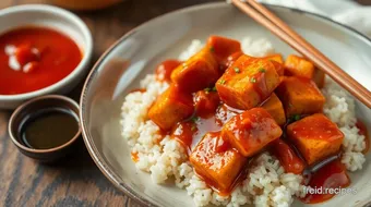 How to Fry Tofu in Sticky Orange Sauce Recipe: A Delicious Family Favorite recipe card