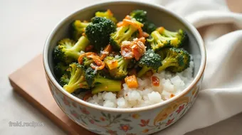 Stir-Fry Broccoli with Coconut Flavor Burst recipe card