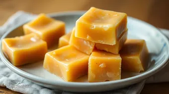 Sweet Satisfaction: Sugar Free Butterscotch Hard Candy Between $10 and $25 recipe card