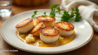 How to Sear Sea Scallops with Vanilla Cauliflower: A Deliciously Unique Twist recipe card