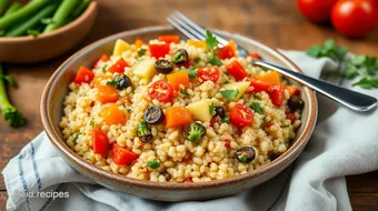 How to Make Sautéed Quinoa with Colorful Veggies Delight: Easy & Delicious! recipe card