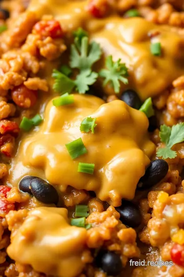 Cheesy Ground Turkey Casserole presentation