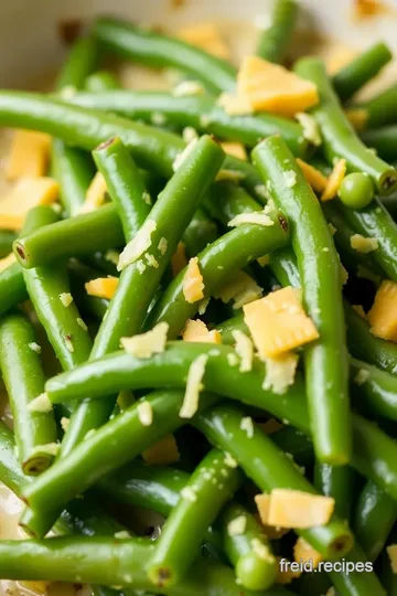 Green Bean Casserole with Cream of Chicken presentation