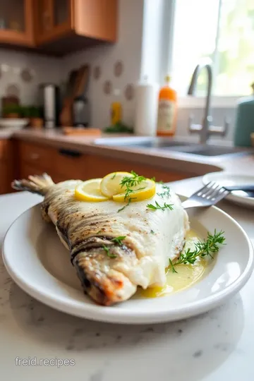 Mediterranean Branzino with Lemon and Herbs steps