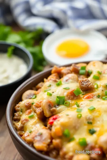 Philly Cheesesteak Casserole presentation