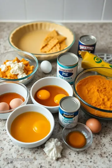 Classic Pumpkin Pie with Sweetened Condensed Milk ingredients