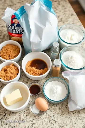 Quaker Oats Oatmeal Cookies ingredients