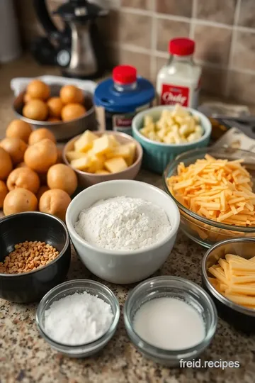 Cheesy Potatoes ingredients