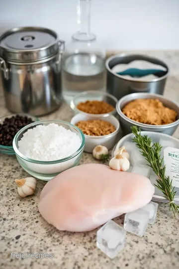 Simple Chicken Brine ingredients