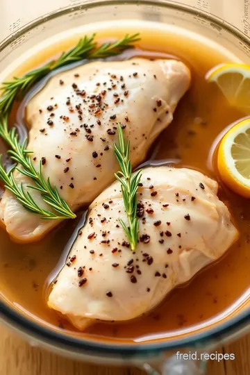 Simple Chicken Brine presentation