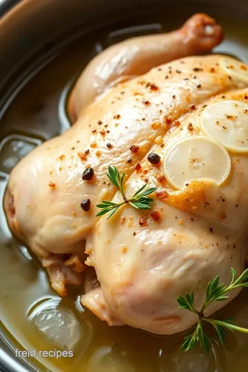 Simple Chicken Brine Recipe presentation