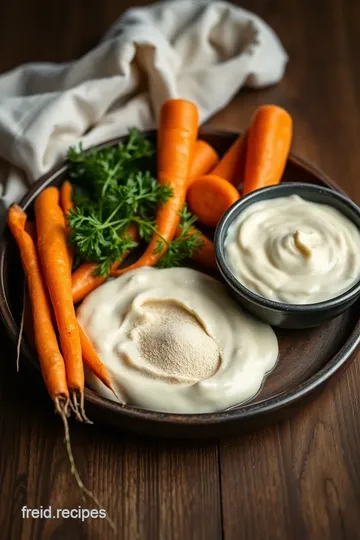 Sautéed Carrots in Creamy Tahini Blend ingredients