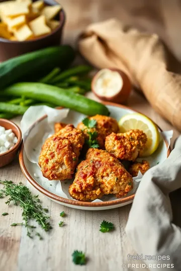 Crispy Fried Chicken & Courgette Quick Meal ingredients