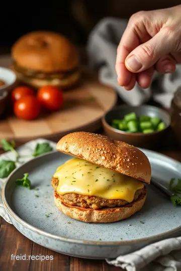 Crispy Chicken Parmesan Burgers with Fresh Pesto steps