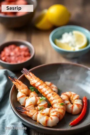 Grilled Prawns with Zesty Chili Flavor steps